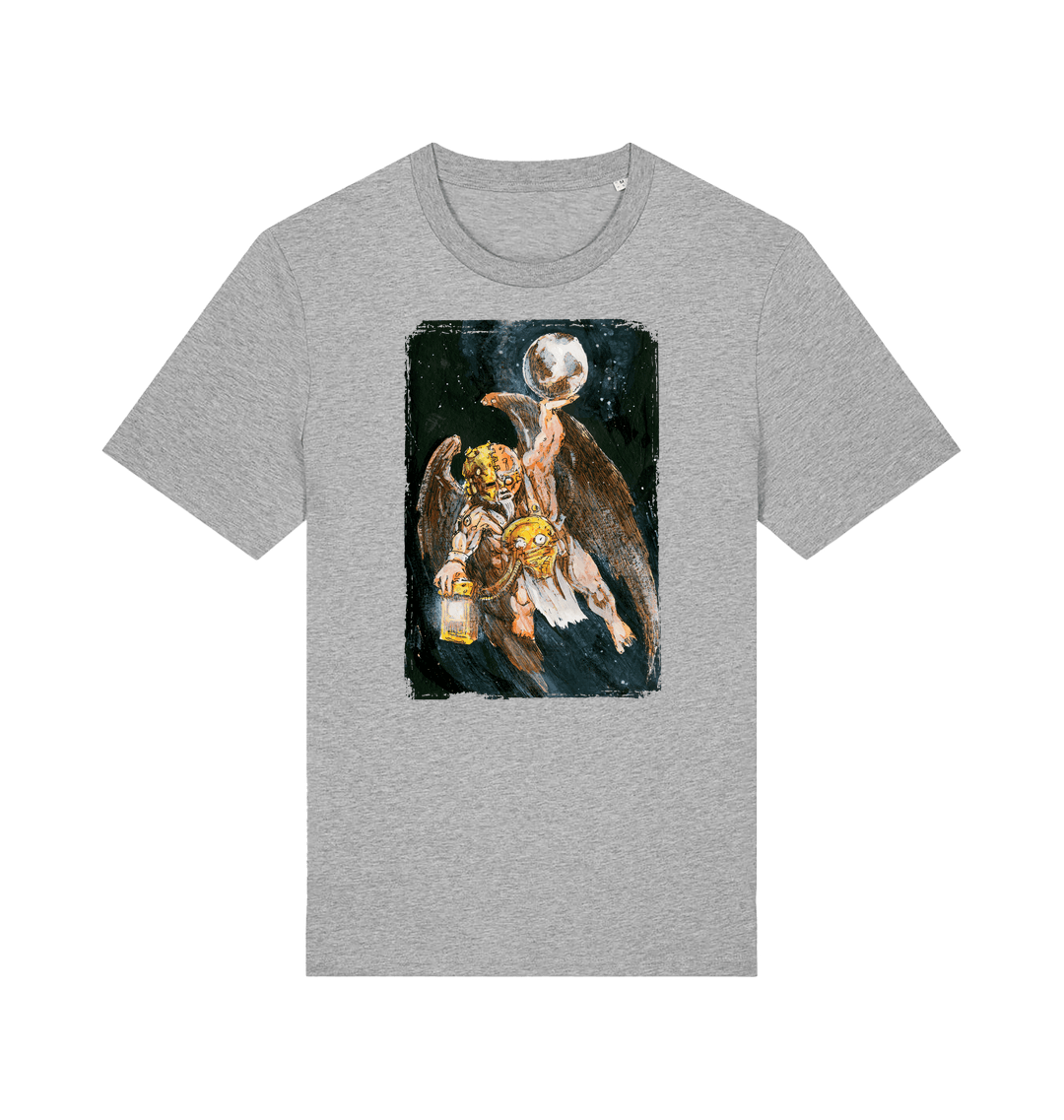 Heather Grey Printed T-shirt